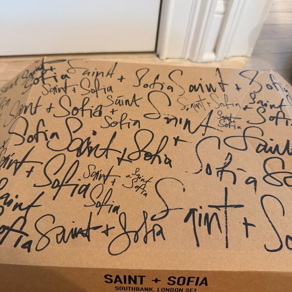 Saint & Sofia Python/Snakeskin Cowboy Style Low B… - image 3